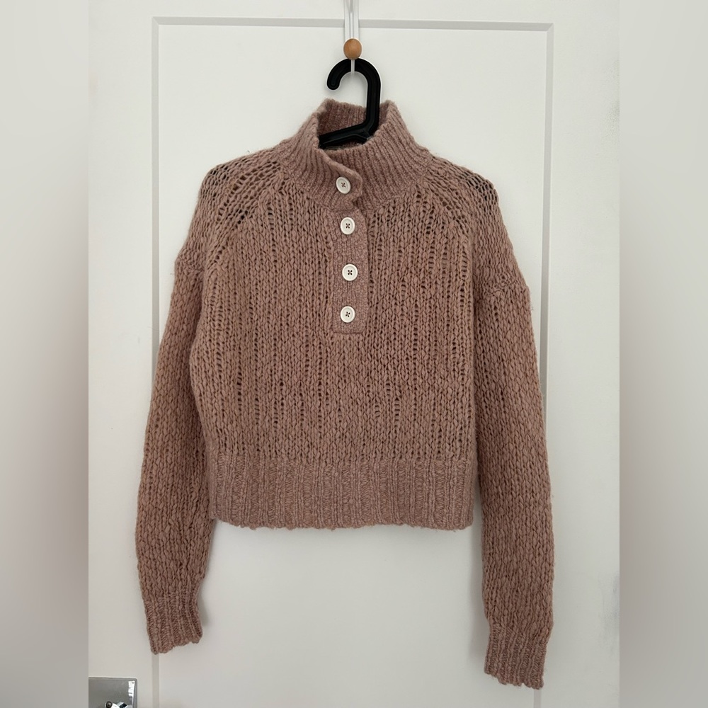 Everlane Lofty Knit Wool & Alpaca Henley